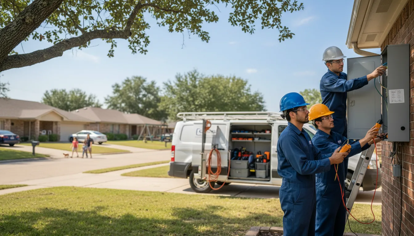Certified electrician providing emergency electrical services in Beach, ND
